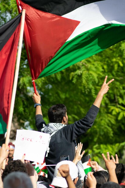 Protests about the Israel-Palestine war in Tunisia