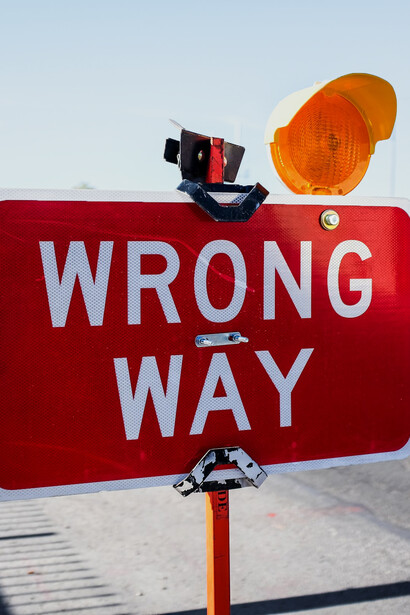 Signs forbidding people from entering a premises, prioritizing safety