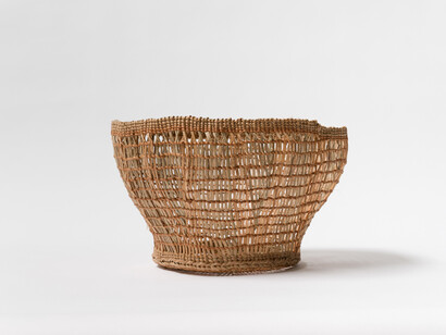 Sara Siestreem (Hanis Coos), joan didion is my asmr clam basket, 2024. Courtesy of Cristin Tierney Gallery, New York, NY, and Elizabeth Leach Gallery, Portland, OR