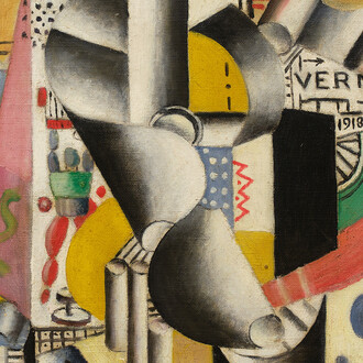 Fernand Léger, Le cirque Medrano (Esquisse) (detail), 1918. Courtesy of Berggruen Gallery