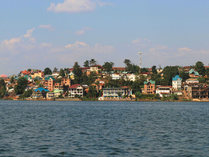 A section of Bukavu’s coastline in Congo, symbolising the persistence of inequality in resource-rich regions