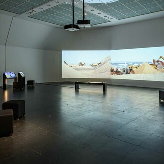 Greenland – Not for sale – Kalaallit Nunaat forever, exhibition view. Courtesy of Frankfurter Kunstverein