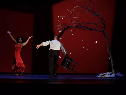 Love, view of the performance. Courtesy of Teatro Donizetti