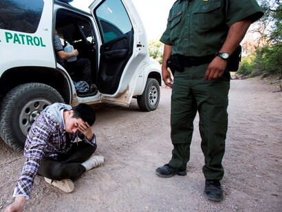 Una patrulla fronteriza detiene a un menor