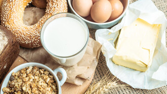 Milk and bakery products are among the most common food groups associated with intolerance