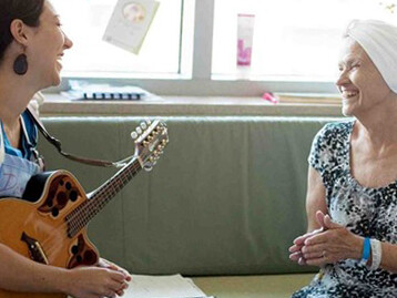 Making hospitals more comfortable and less intimidating through art, music, and drama