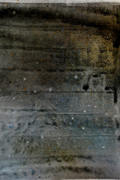 Max Frintrop, Shine, 150 x 120 cm, Acryl Tusche Firnis, auf Baumwolle, 2014