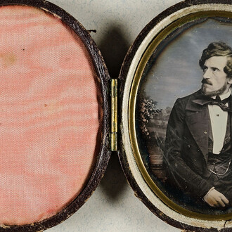 Carl Ferdinand Stelzner, Selbstbildnis (detail), 1855. Courtesy of Hamburger Kunsthalle