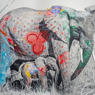 Arno Elias, Mtoto 1/20 (detail). Courtesy of Markowicz Fine Art