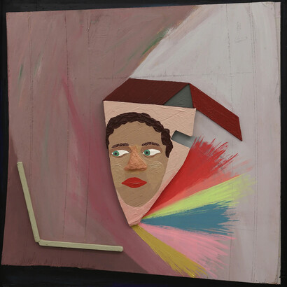Chris Johanson, I did not yet know/technology, 2015. Courtesy of Casemore Gallery