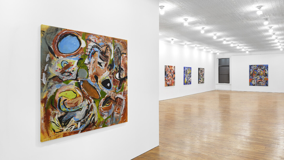 Nizhonniya Austin, The year of the vampire, exhibition view. Courtesy of Tara Downs Gallery