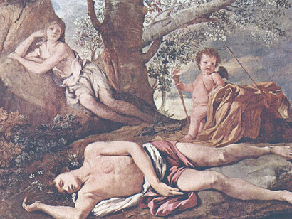 Echo and Narcissus, by Nicolas Poussin, ca. 1630, Louvre Museum