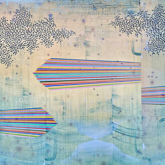 Gabe Brown, Quasar (detail), 2026. Courtesy of Kenise Barnes Fine Art