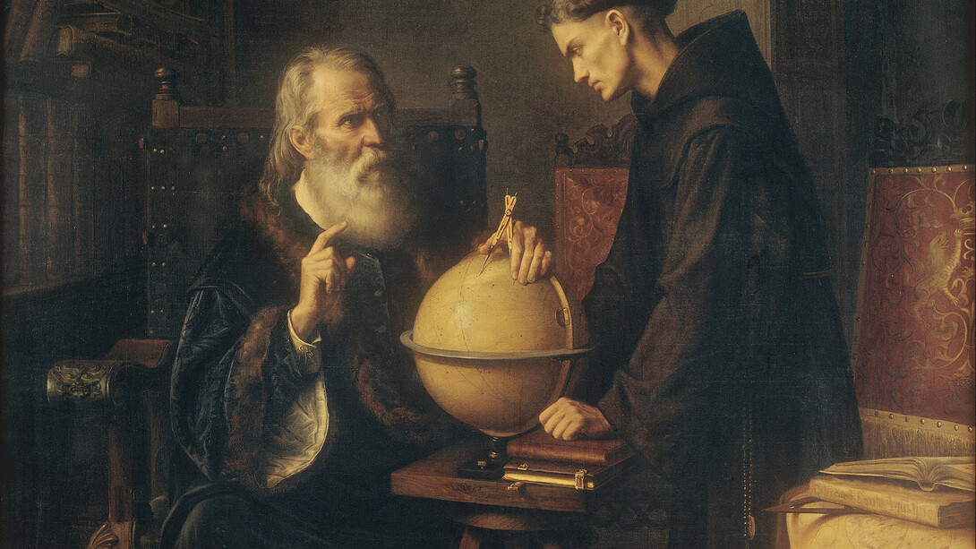 Félix Parra - Galileo dimostra le nuove teorie astronomiche all'Università di Padova