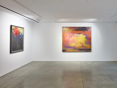 Various artists, American abstraction, exhibition view. Courtesy of ACA Galleries