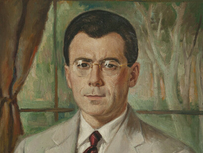 Pino Roveda, ritratto, 1955, particolare