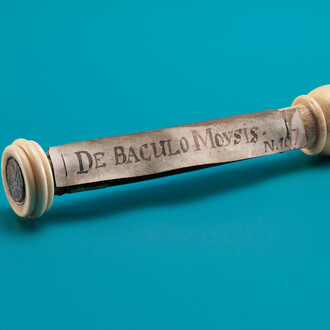 Relic of the so-called staff of Moses, mediterranean region. Courtesy of the Jewish Museum