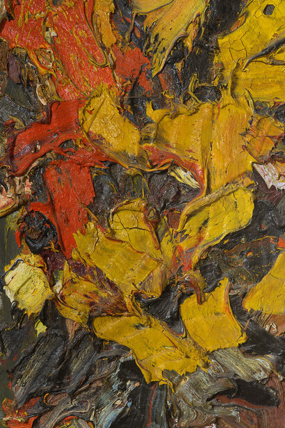 Franz Grabmayr, Fire painting, 1992. Courtesy of Albertina Museum