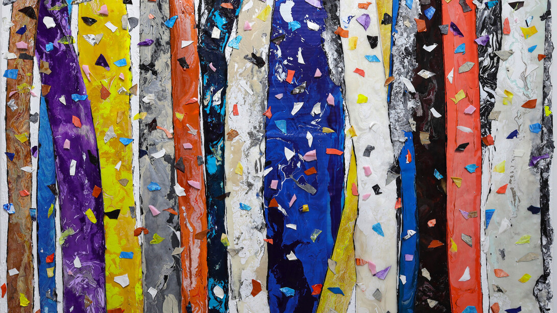 Haleh Mashian, Whimsical flow, 2024. Courtesy of Mash Gallery