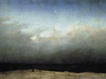 Caspar D. Friedrich: Monje a la orilla del mar (1808-1810)