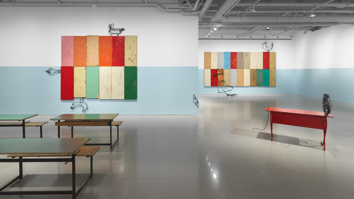 Petrit Halilaj, Abetare, exhibition view. Courtesy of kurimanzutto Gallery