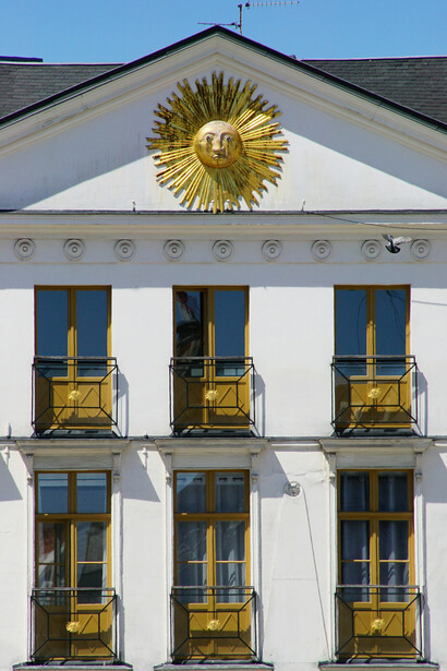 A quaint building in Lille, France where the author grew up