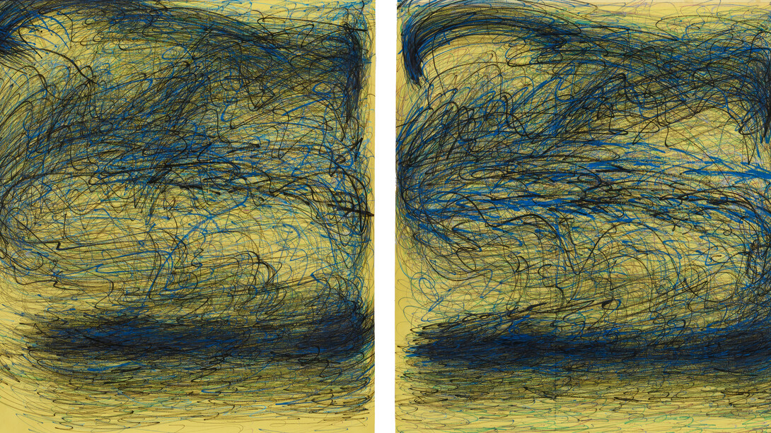 Nnena Kalu, Drawing 8, 202. Courtesy of Sutton Gallery