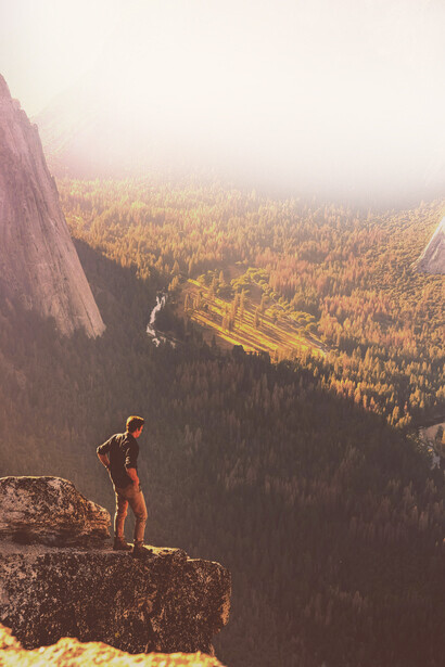 A man enjoys solitude, silence, and the contemplation that comes with silence