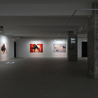 Lin Zhipeng (No.223), Relationship duplicates, exhibition view. Courtesy of de Sarthe Gallery