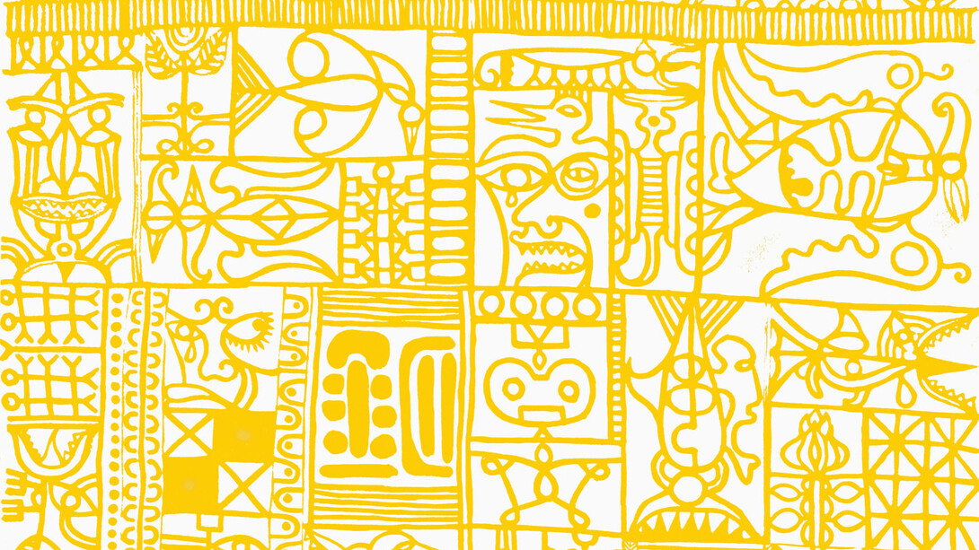 John Pule, Sun, 2012. Courtesy of Venus Over Manhattan Gallery