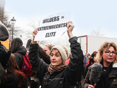 Opponents of Geert Wilders Spijkenisse