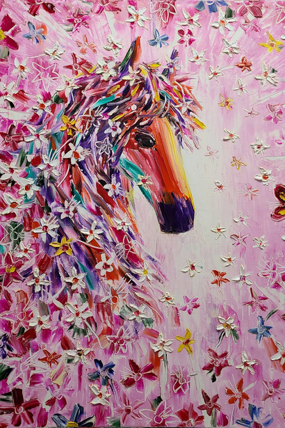 Seok-Young Kim, Phoenix Pink. Courtesy of Kate Oh Gallery