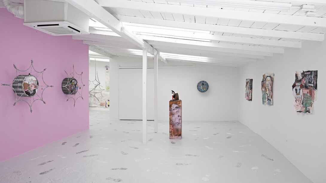 Aaron Douglas Estrada, Nallthat, exhibition view. Courtesy of Guerrero Gallery
