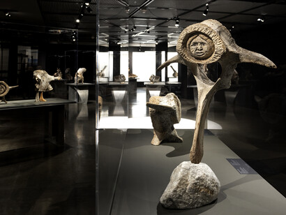 Manasie Akpaliapik, Inuit universe, exhibition view. Courtesy of McCord Stewart Museum