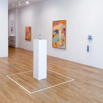 Various artists, Mark making / Time marking, exhibition view. Courtesy of Upsilon Gallery