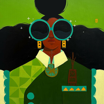 Shar Tui’asoa, Mana, 2024. Courtesy of Thinkspace Projects Gallery