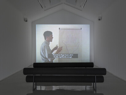 View of the exhibition “Hommage à Eric Duyckaerts” at Perrotin Paris.
Photo: Claire Dorn
© Courtesy Eric Duyckaerts