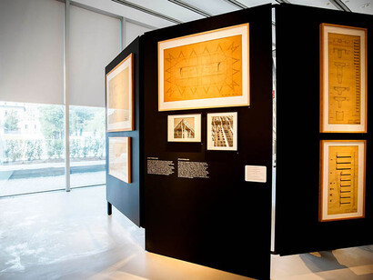 La torre velasca dei BBPR, exhibition view. Courtesy of Maxxi