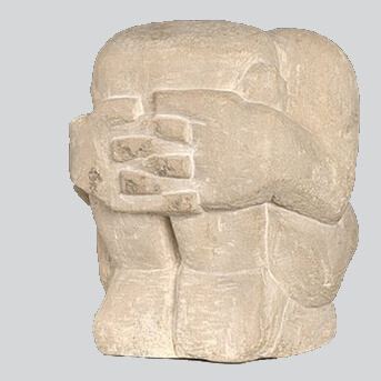 Otra de las tallas directas en piedra caliza, 1907-08, de Brancusi y Derain
