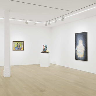 Various artists, Visages, exhibition view. Courtesy of Almine Rech