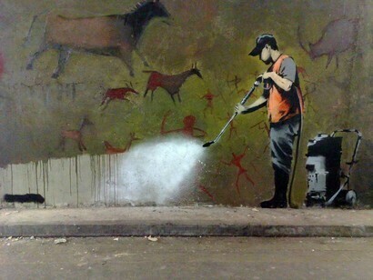 Banksy, Street cleaning
