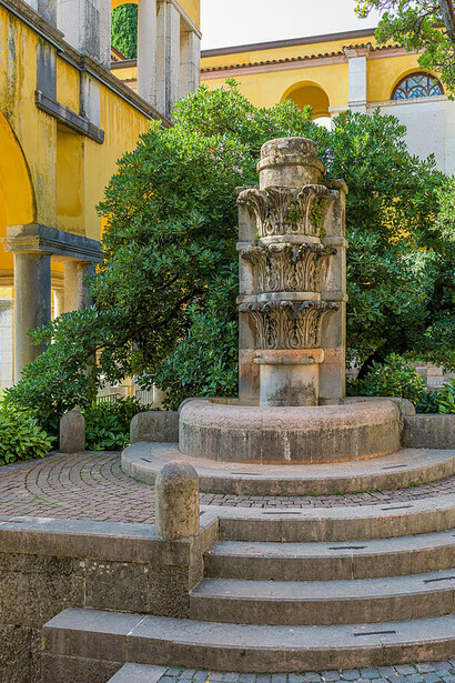 Piazzetta Dalmata at the Vittoriale degli Italiani, Italy