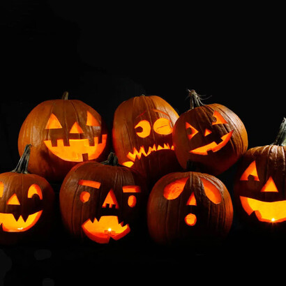 Calabazas de Halloween o «Jack-o'-lantern»