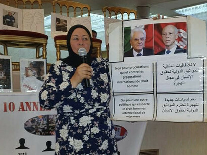 The strong testimony of Mounira Chaqrawi, during one of the preparatory meetings of the 1st Congress of Social and Citizens Movements