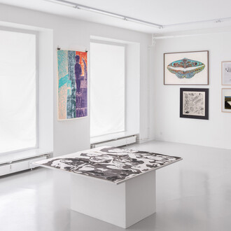 Various artists, Get your paper here!, exhibition view. Courtey of Formation Gallery