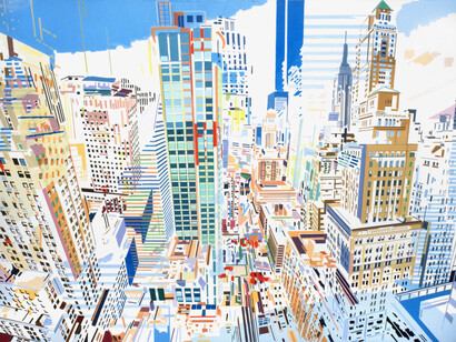 Ben Schwab, Crossing paths. Courtesy of George Billis Gallery