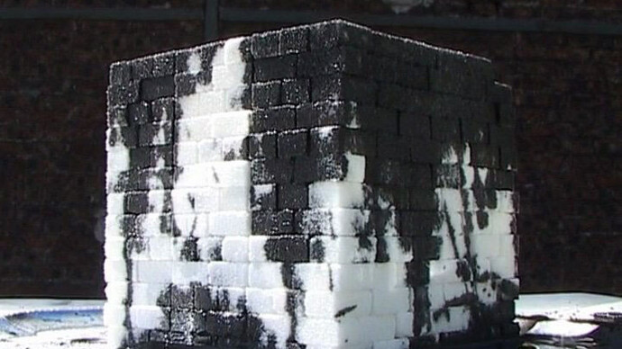 Kader Attia, Oil and Sugar #2 (still), 2007, single-channel digital video, projection, colour, sound, image courtesy the artist and Galerie Nagel Draxler, Berlin/Cologne © the artist