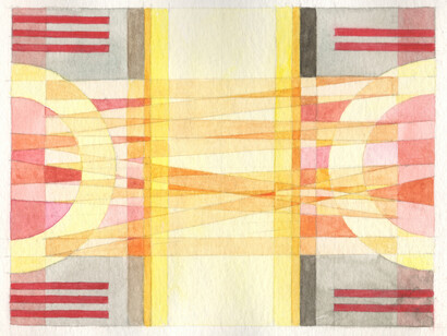 Vigil, watercolour and pencil, Mark Weighton, 2020