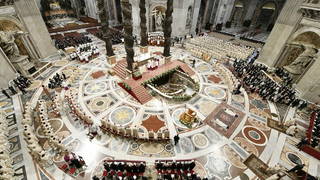 Celebrazione in S. Pietro
