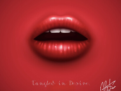 Marko Stout, Tangled in desire, 2024. Courtesy of Kate Oh Gallery